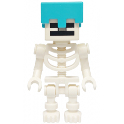 Skeleton, Minecraft - Medium Azure Helmet – МАЙНКРАФТ