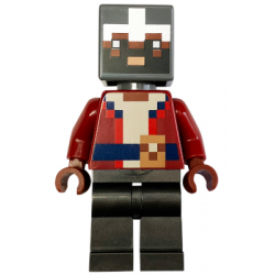 Hero - Dark Red Torso, Pearl Dark Gray Legs – МАЙНКРАФТ