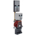 Illager (Pillager) - Narrow Eyes, Dark Bluish Gray Neck Bracket and Tile with Clip, Ominous Banner – МАЙНКРАФТ