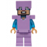 Steve (Nougat) - Medium Lavender Legs, Helmet and Armor, Dark Azure Around Eyes – МАЙНКРАФТ