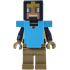 Hero - Tan Torso, Dark Tan Legs, Medium Azure Armor – МАЙНКРАФТ