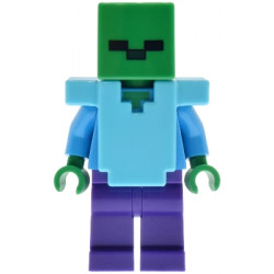 Zombie - Dark Purple Legs, Medium Azure Armor – МАЙНКРАФТ