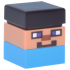 Micromob Steve - Short, Dark Brown Hair, Dark Azure Legs – МАЙНКРАФТ