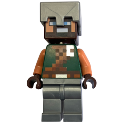 Hero - Dark Green Torso, Flat Silver Legs and Helmet – МАЙНКРАФТ