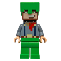 Hero - Sand Blue Torso, Bright Green Legs and Helmet – МАЙНКРАФТ