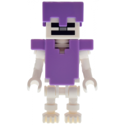 Skeleton, Minecraft - Medium Lavender Armor and Helmet – МАЙНКРАФТ