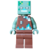 Drowned Zombie - Dark Brown, Dark Turquoise, Green, Sand Green, White, Medium Azure Pixelated Vest – МАЙНКРАФТ