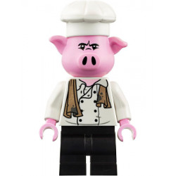 Pigsy - White Chef Jacket with Dirty Towel, Black Medium Legs – МОНКИ КИД