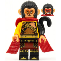 Evil Macaque - Gold and Dark Red Amor, Red Cape – МОНКИ КИД