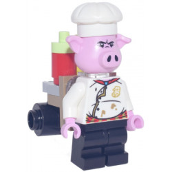 Pigsy - White Chef Jacket, Black Medium Legs, Portable Kitchen – МОНКИ КИД