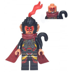 Evil Macaque - Black and Red Armor, Dark Red Cape, Monkey Tail – МОНКИ КИД
