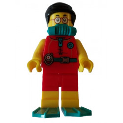 Mr. Tang - Red Diving Suit – МОНКИ КИД