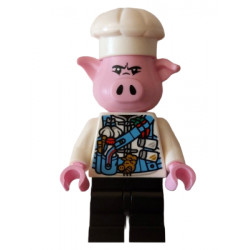 Pigsy - Medium Blue Utility Harness with Pig Head Buckle, Black Medium Legs – МОНКИ КИД