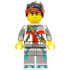 Monkie Kid - White Jacket, Flat Silver Legs – МОНКИ КИД