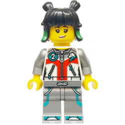 Mei - White Jacket, Flat Silver Legs – МОНКИ КИД