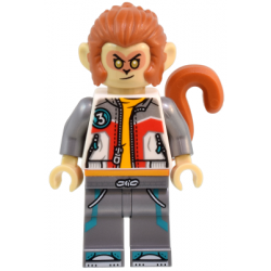 Monkey King - White Jacket, Flat Silver Legs – МОНКИ КИД
