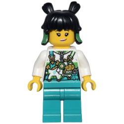 Mei - White Top, Overalls, Dragon Bag – МОНКИ КИД