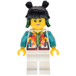 Mei - White Jacket with Buttons, White Legs – МОНКИ КИД