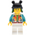 Mei - White Jacket with Buttons, White Legs – МОНКИ КИД