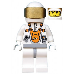 Mars Mission Astronaut with Helmet and Messy Hair and Stubble – КОСМОС