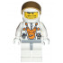 Mars Mission Astronaut with Helmet and Orange Sunglasses on Forehead, Stubble – КОСМОС