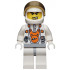 Mars Mission Astronaut with Helmet and Angry Black Eyebrows and Messy Hair – КОСМОС