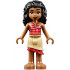 Moana - Mini Doll, Coral Strapless Top, Tan Layered Skirt with Red Ruffle – ДИСНИ
