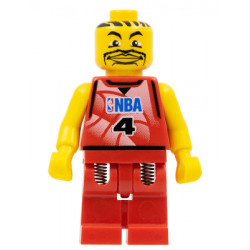 NBA Player, Number 4 with Red Legs – СПОРТ