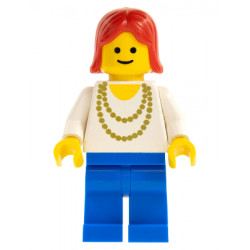 Necklace Gold - Blue Legs, Red Female Hair – ГРАДСКИ