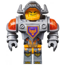 Axl - Flat Silver Visor and Torso – НЕКСО РИЦАРИ