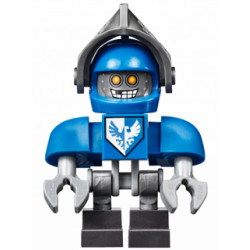 Clay Bot - Blue Shoulders, Flat Silver Visor – НЕКСО РИЦАРИ