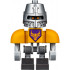 Axl Bot - Bright Light Orange Shoulders, Flat Silver Helmet – НЕКСО РИЦАРИ