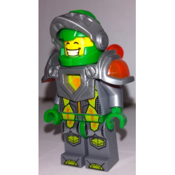Aaron Fox - Flat Silver Visor and Armor, Clip and Bar with Tow Ball on Back – НЕКСО РИЦАРИ