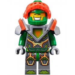 Aaron Fox - Trans-Neon Orange Visor, Flat Silver Armor – НЕКСО РИЦАРИ
