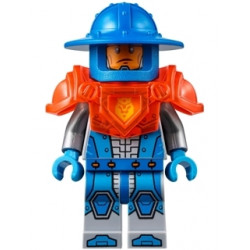 Royal Soldier / King's Guard - Blue Helmet with Broad Brim, Trans-Neon Orange Armor – НЕКСО РИЦАРИ