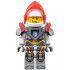 Lance Richmond - Trans-Neon Orange Visor, Flat Silver Armor – НЕКСО РИЦАРИ