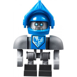 Clay Bot - Dark Bluish Gray Shoulders, Blue Visor – НЕКСО РИЦАРИ