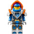 Clay Moorington - Blue Helmet, Trans-Neon Orange Visor, Flat Silver Armor – НЕКСО РИЦАРИ