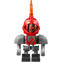 Macy Bot - Dark Bluish Gray Shoulders, Red Helmet – НЕКСО РИЦАРИ