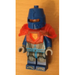 Royal Soldier / King's Guard - Blue Helmet with Eye Slit, Trans-Neon Orange Armor, Clip on Back – НЕКСО РИЦАРИ