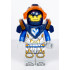 Clay Moorington - Dark Blue Helmet, Trans-Neon Orange Visor, Dark Blue Armor – НЕКСО РИЦАРИ