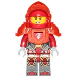 Macy Halbert - Trans-Neon Orange Visor and Armor – НЕКСО РИЦАРИ
