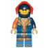 Clay Moorington - Dark Blue Helmet, Trans-Neon Orange Visor – НЕКСО РИЦАРИ