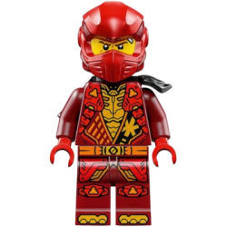 Kai - Dragons Rising, Tunic with Shoulder Armor, Dark Red and Red Head Wrap, Scabbard – НИНДЖАГО