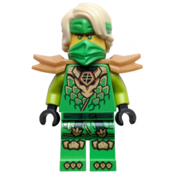 Lloyd - Dragons Rising, Tunic with Dragon Head, Hair, Wide Pearl Gold Shoulder Armor – НИНДЖАГО