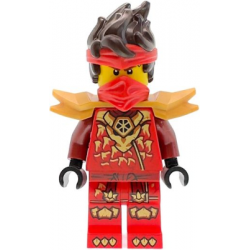Kai - Dragons Rising, Tunic with Dragon Head, Hair, Wide Pearl Gold Shoulder Armor – НИНДЖАГО