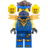 Jay - Dragons Rising, Tunic with Dragon Head, Hair, Wide Pearl Gold Shoulder Armor – НИНДЖАГО