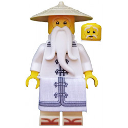 Sensei Wu - The LEGO Ninjago Movie, White Robe, Zori Sandals – ЛЕГО НИНДЖАГО ФИЛМЪТ