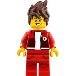 Kai - The LEGO Ninjago Movie, Hair, Red Legs and Jacket, Bandage on Forehead – ЛЕГО НИНДЖАГО ФИЛМЪТ