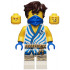Jay - Legacy, White Tunic with Blue Trim and Stripes – НИНДЖАГО